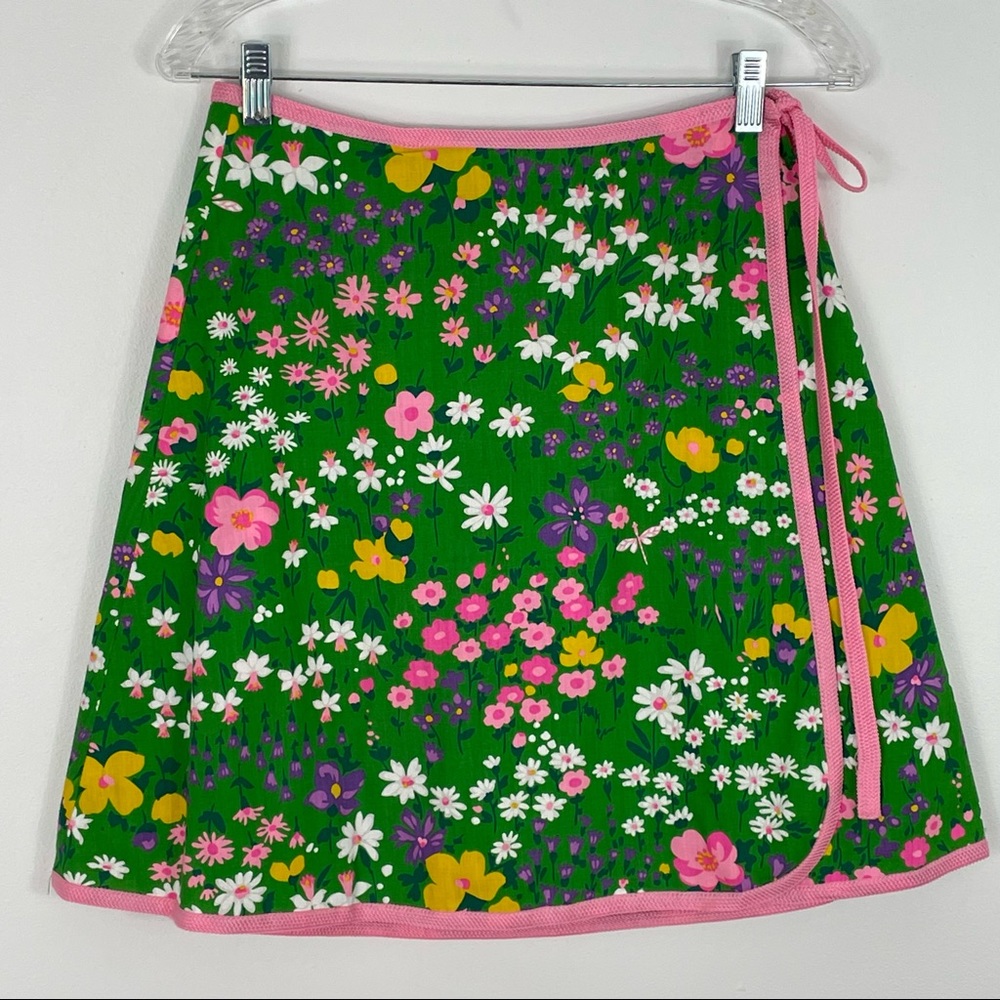 Vintage 60’s Peter Popovitch Mini Wrap Skort Skirt